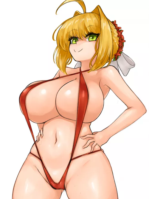 Nero Claudius Slingshot Swimsuit (Steamingtofu) [Fate]