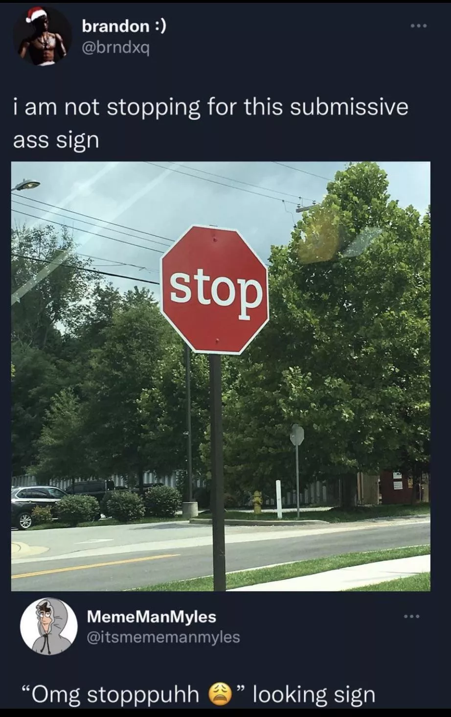 Never thought I could feel so personally attacked by a stop sign!
