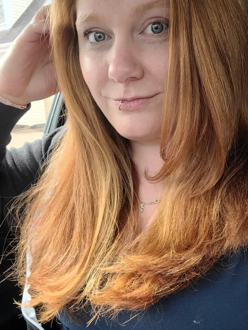 new haircut. it is safe for work, sorry