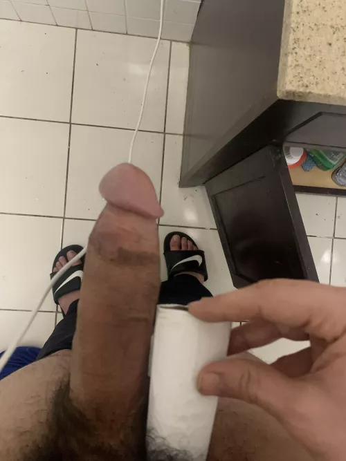 Next to an itty bitty roll