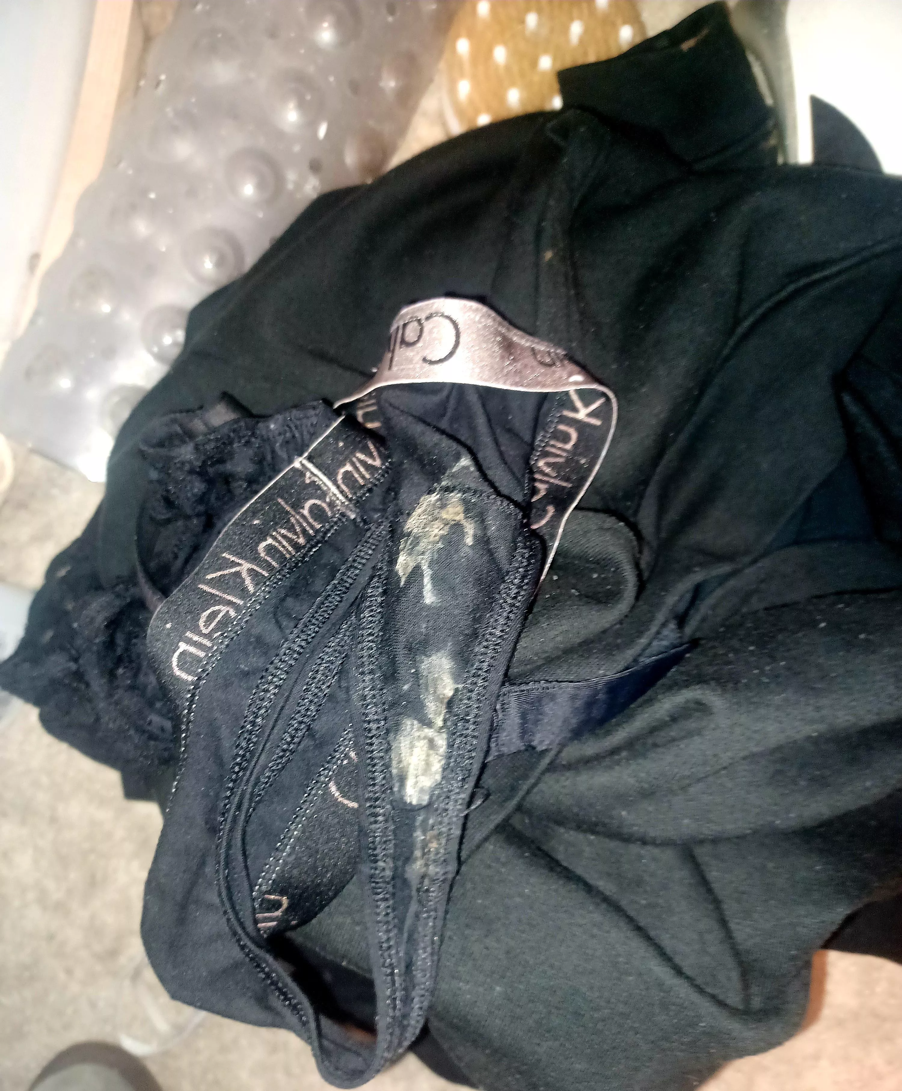 nice ck pussy creamed thong