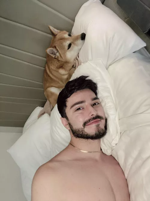 No cuddles for me 🥰