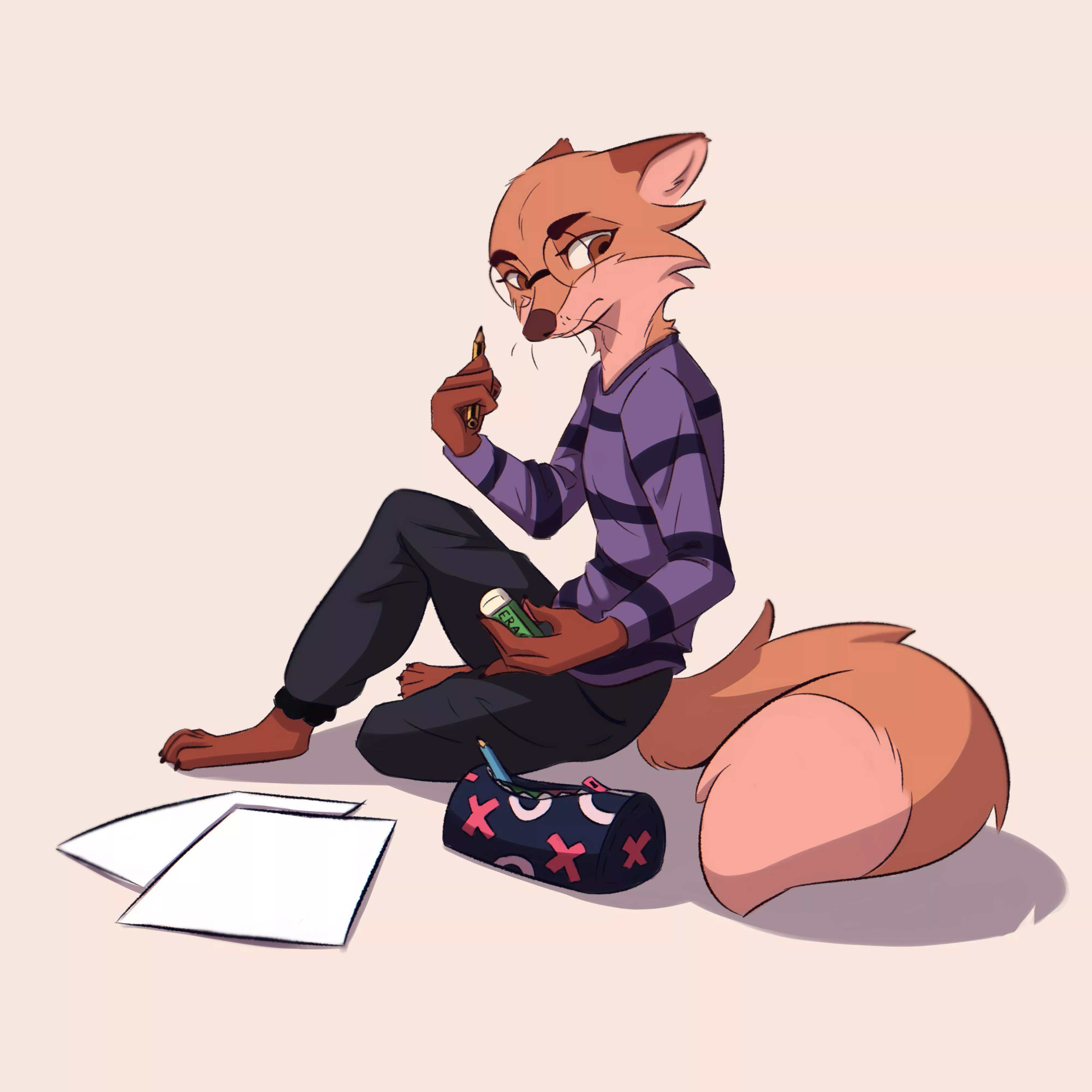 No drawing, head empty ~ Art by me