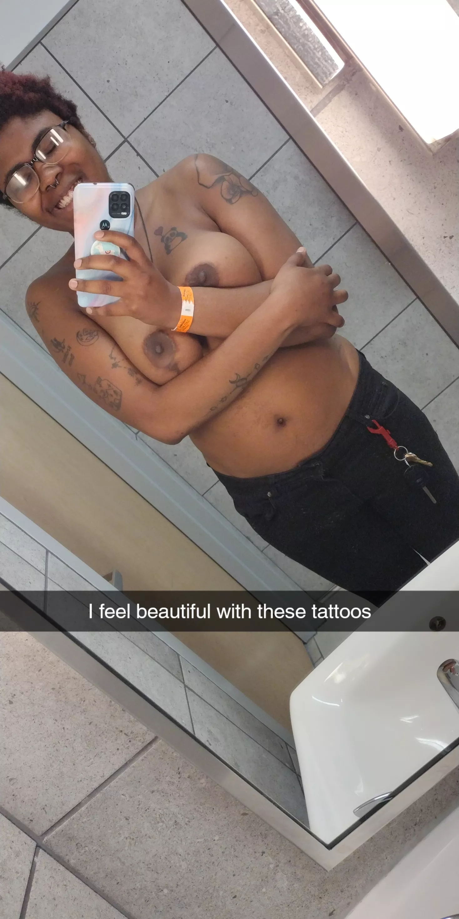 no filter. just a random wave of confidence