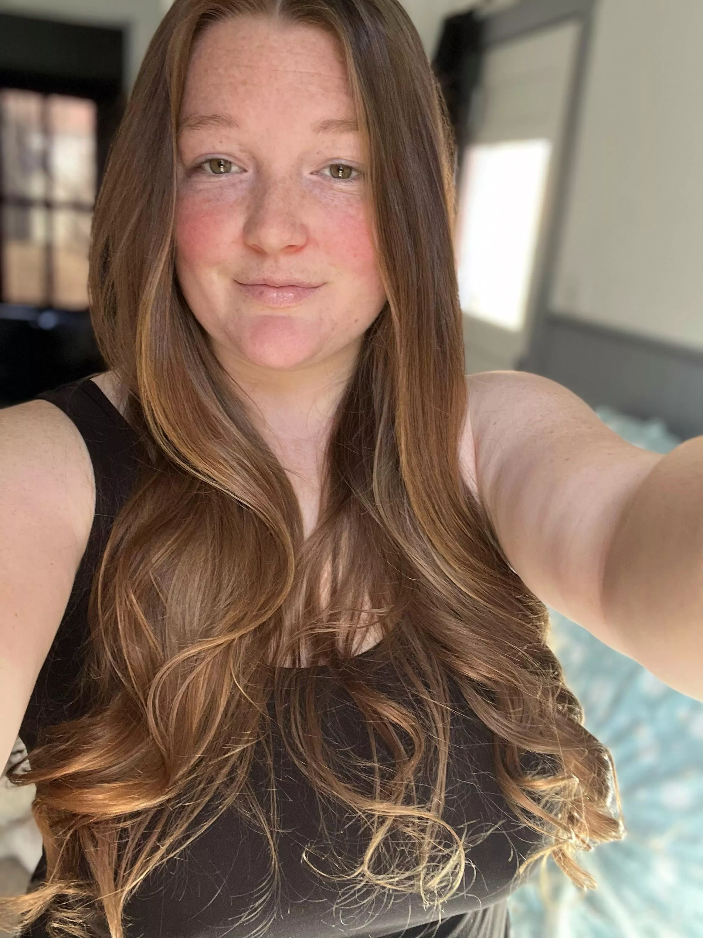 No make up= more visible freckles🥰