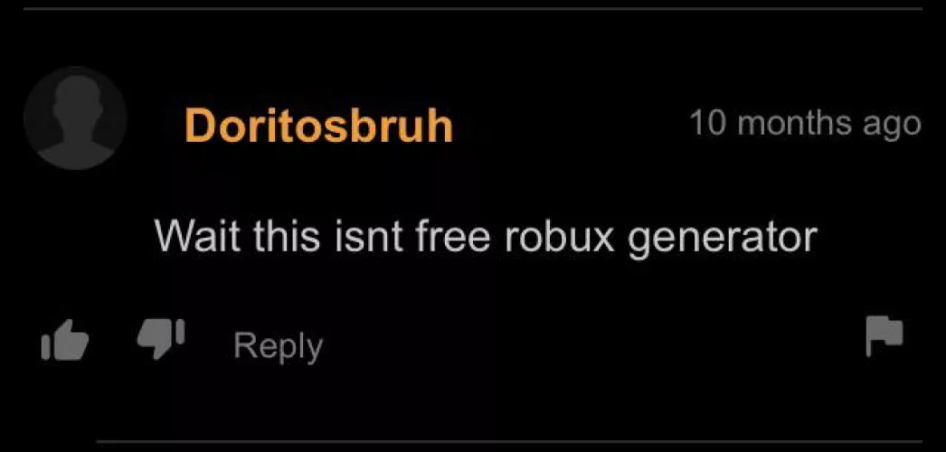No robux?