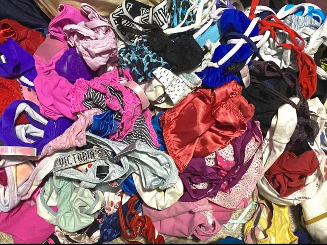 Not all of the panty collection but some of them. Some are specifically and routinely cummed in.