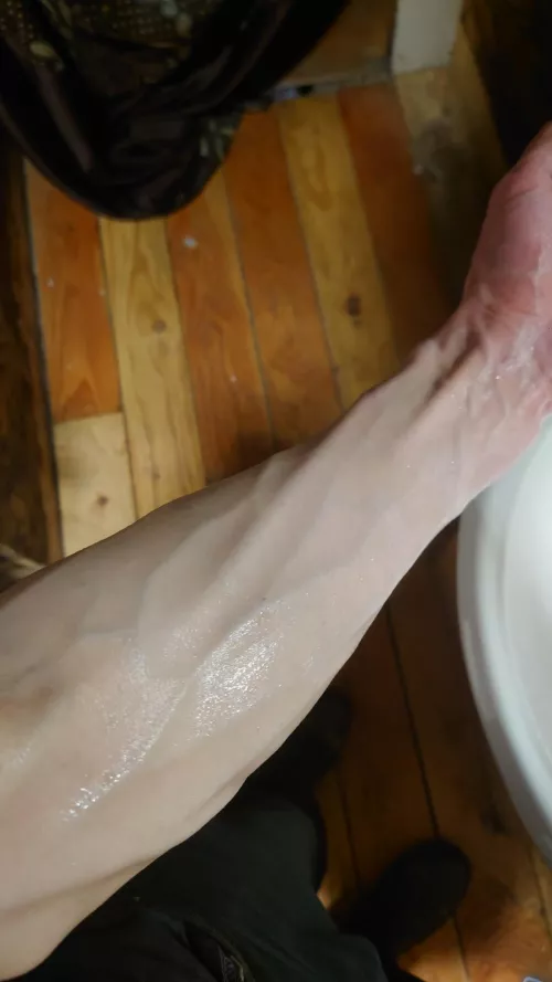 not bad for no workout pump 💪 😎