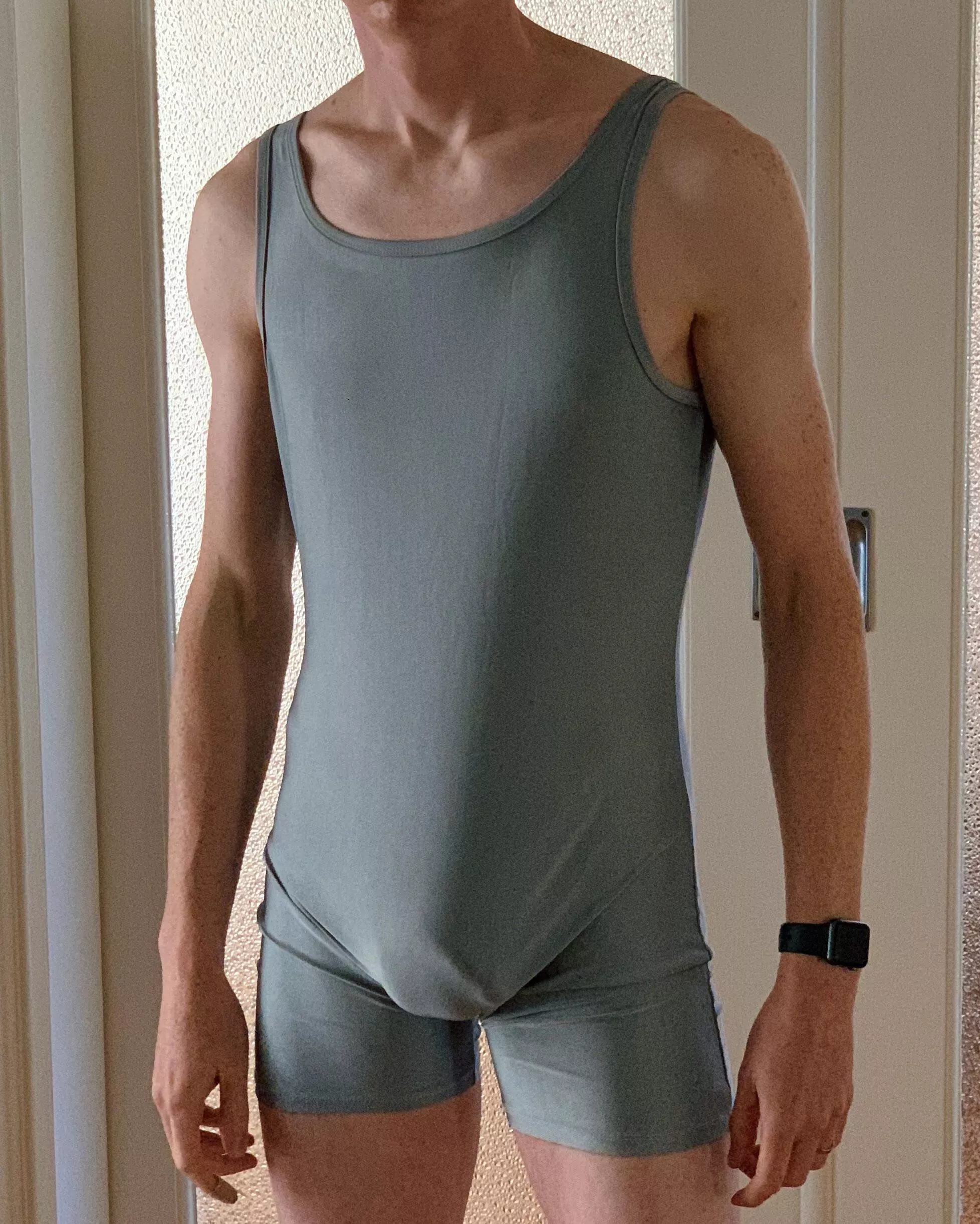 Nothing better to lounge in than a singlet. Change my mind.