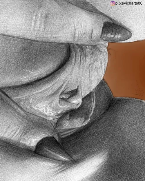 NSFW art for OF model Catthinkin “Juicy Pie”, By Me