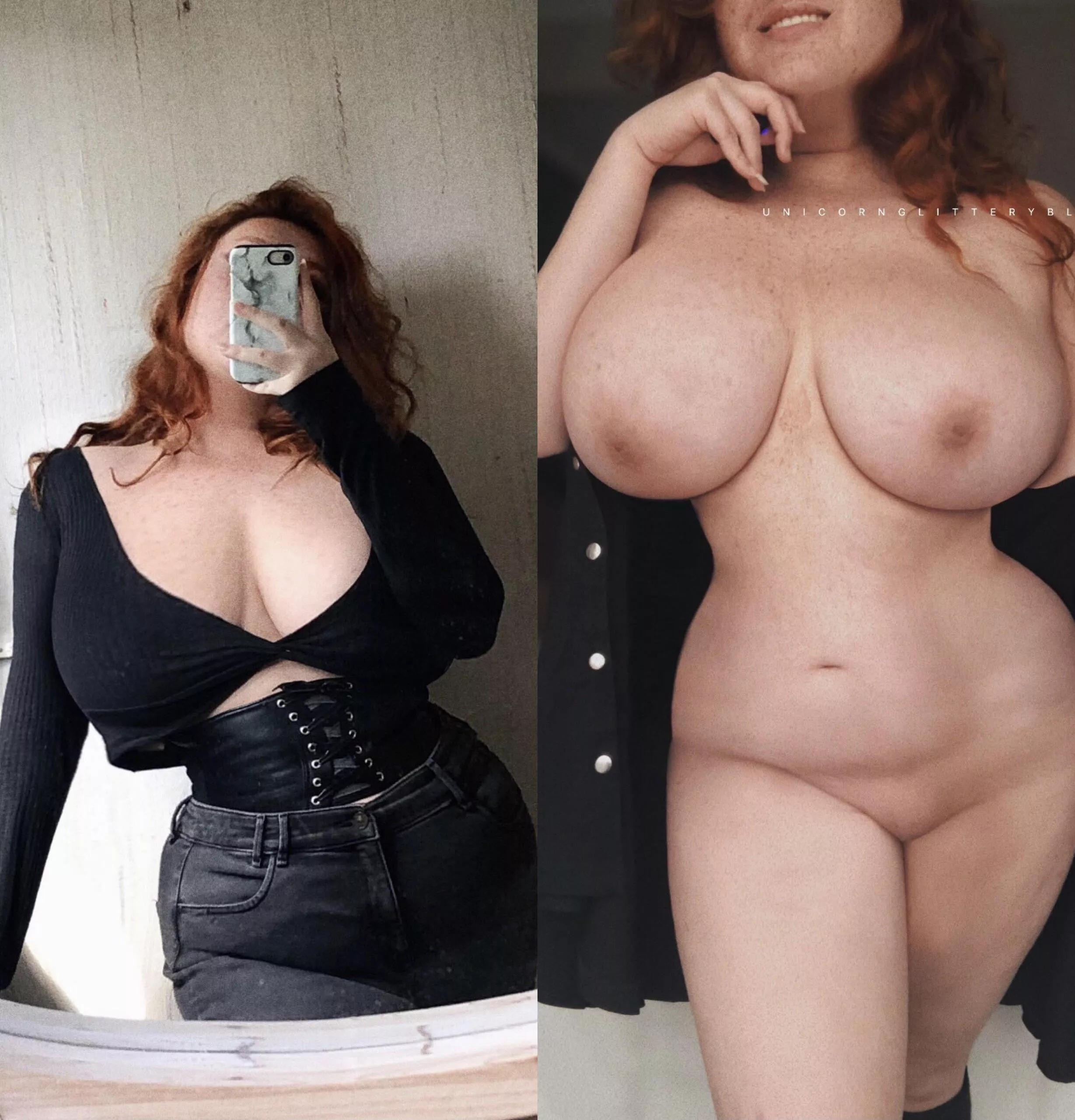 [OC] a little on and off for not so little boobs 😅