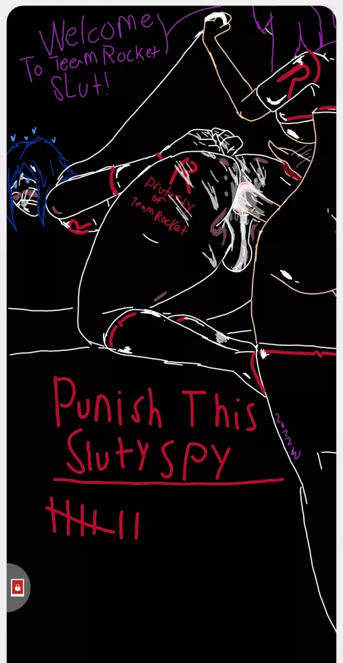 [OC] Lucus being punished for spying on Team Rocket. (I made this)