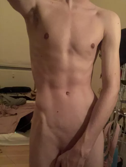 oh hey! you must be my new roomie... sorry you caught me about to hop in the shower...