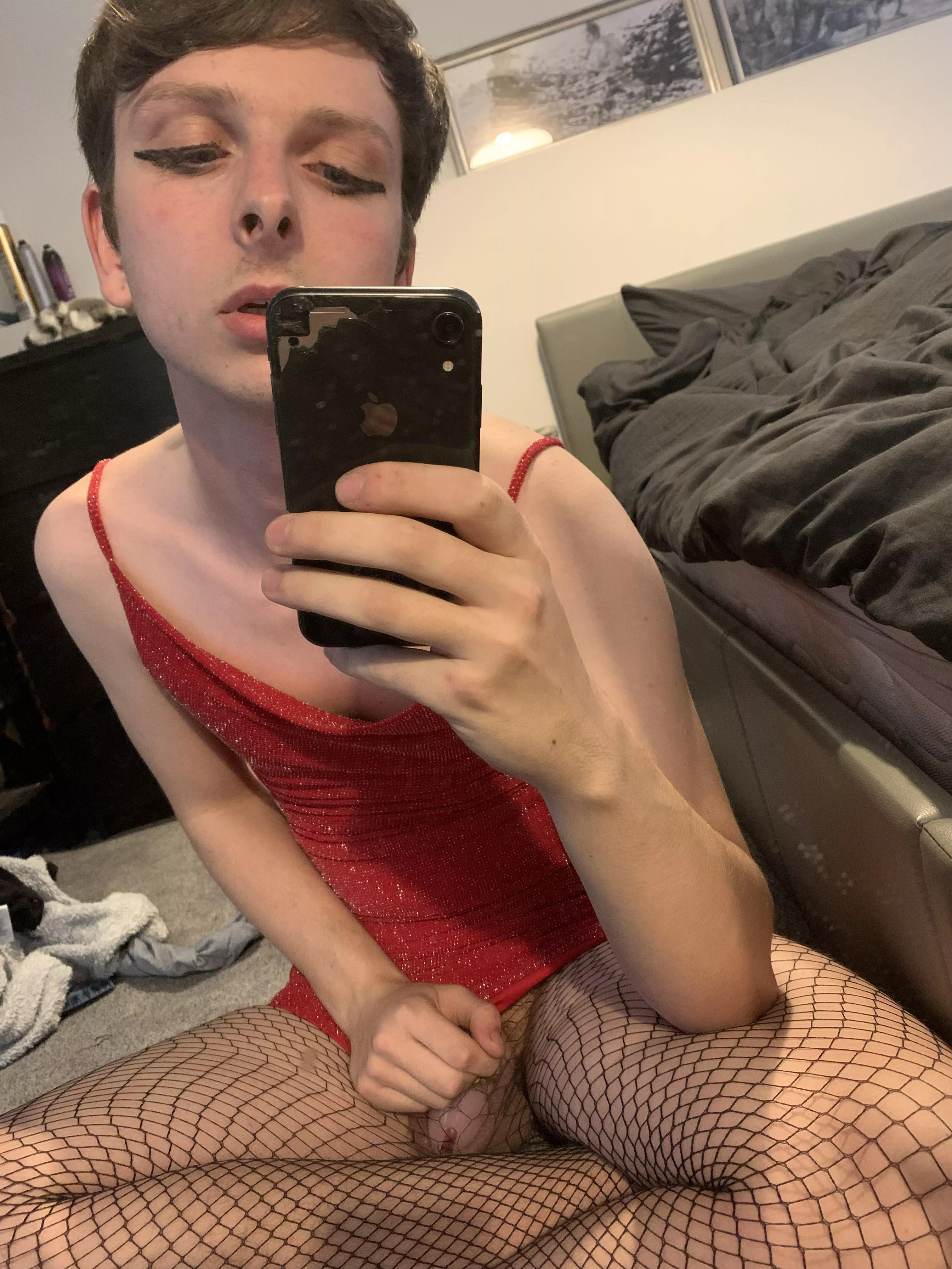 Oh look a caged sissy!! The last two months has flown by!!!