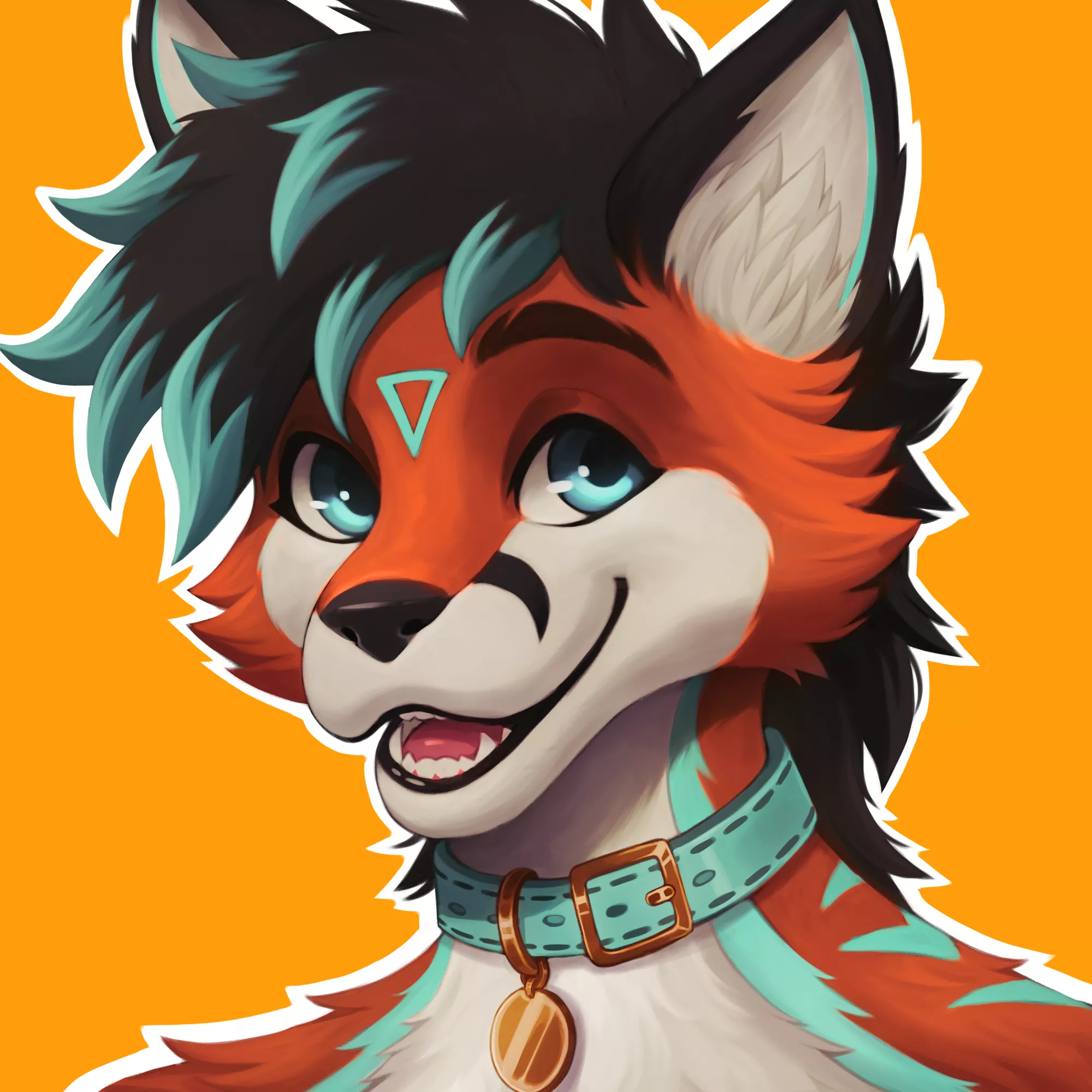 OMG he looks so happy! ✨ | Art by me: @wao_art on twitter