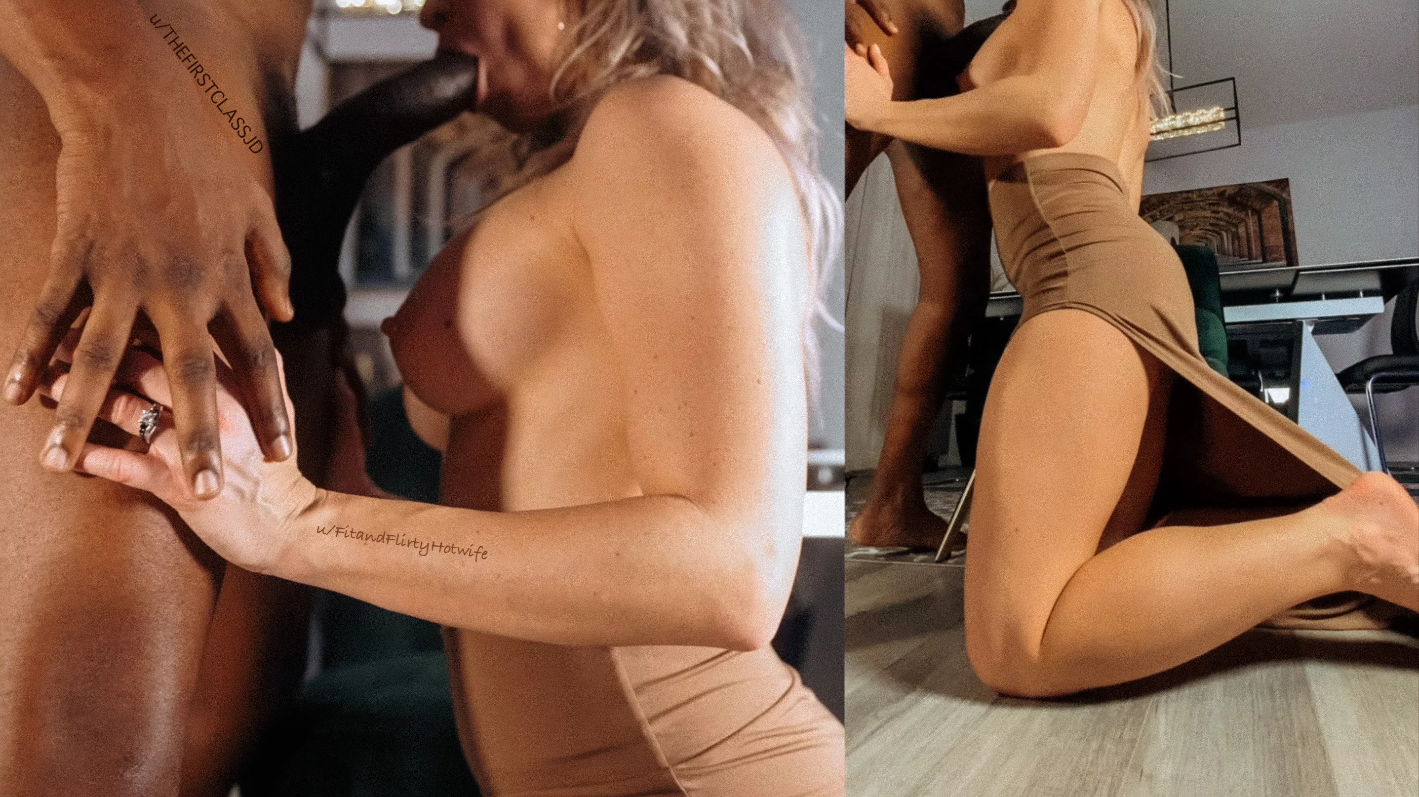 On my knees pleasing my bull, right where I belong 😉