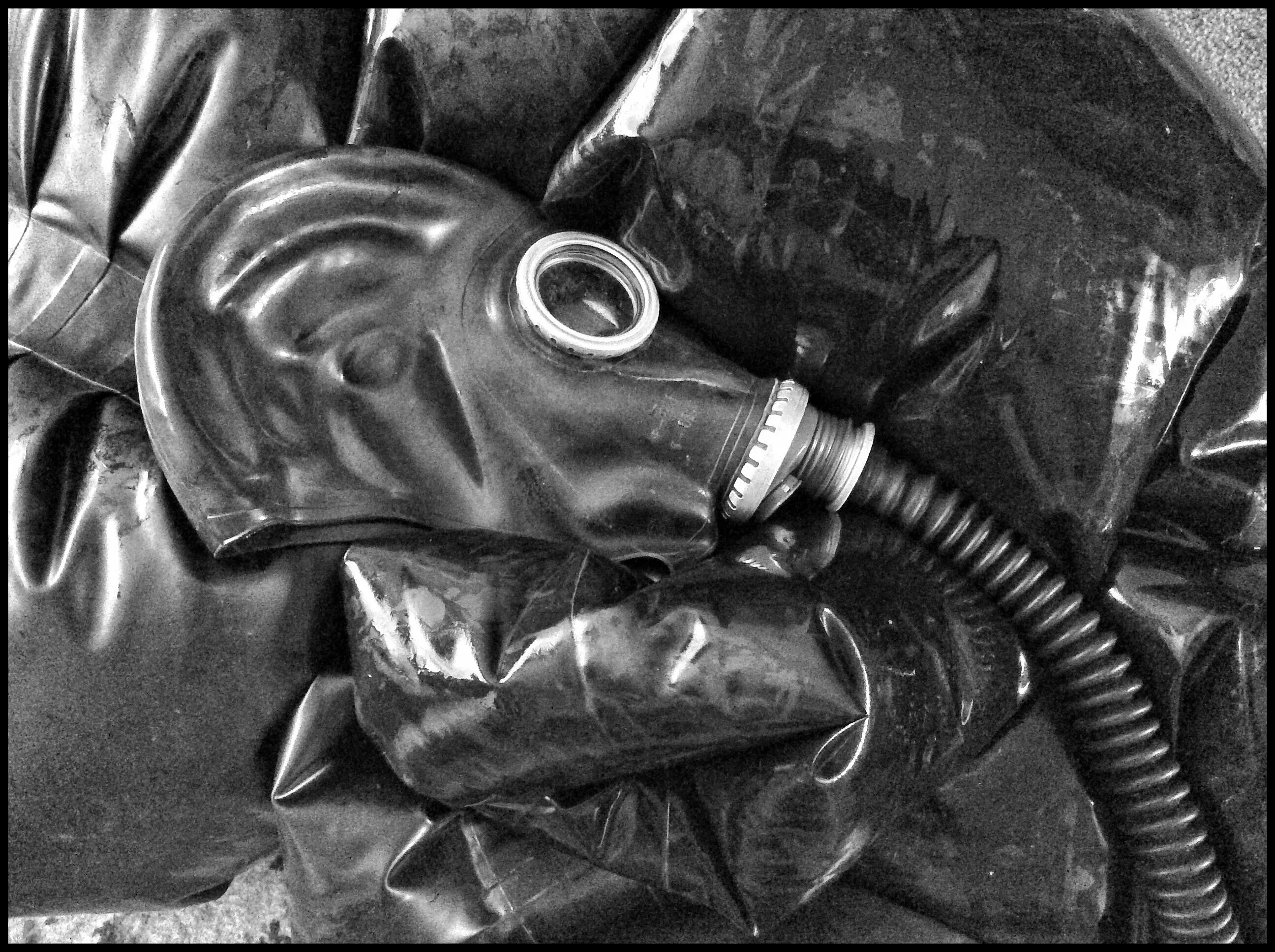 Once you got all that squeaky, sweaty latex suit off!