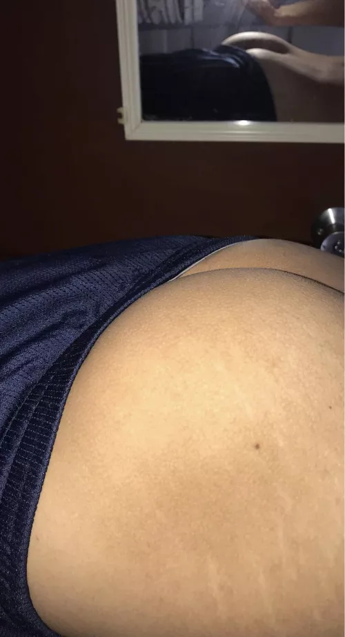 Only thing missing in this pic is your face eating me out 😋