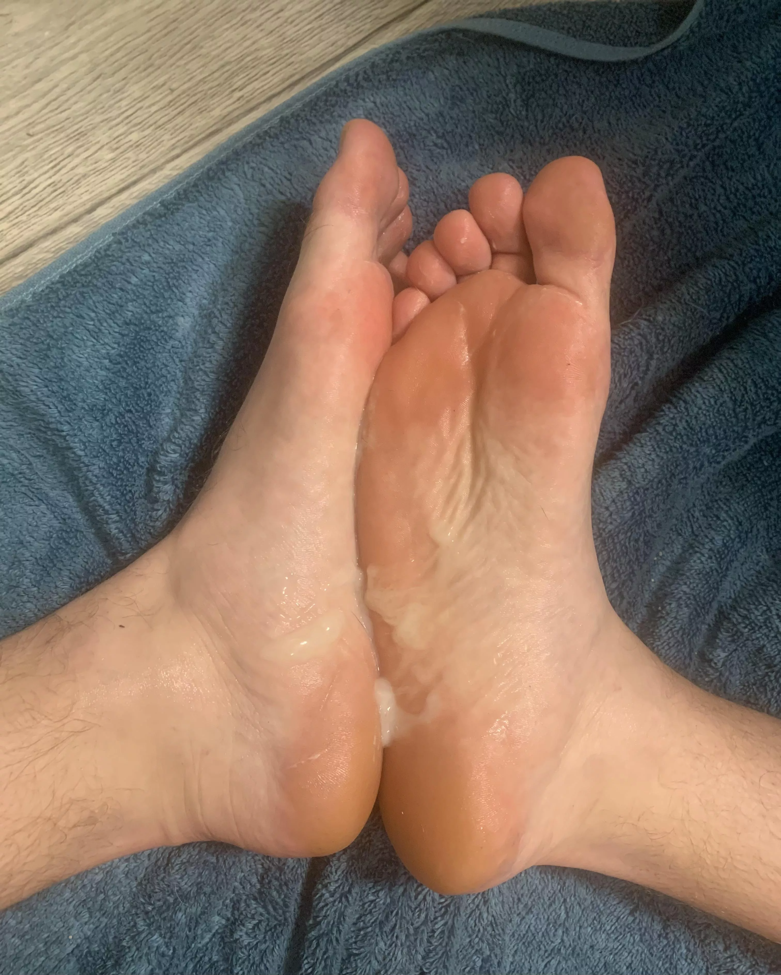 Oops, made a mess. Would you clean it up or rub it in?