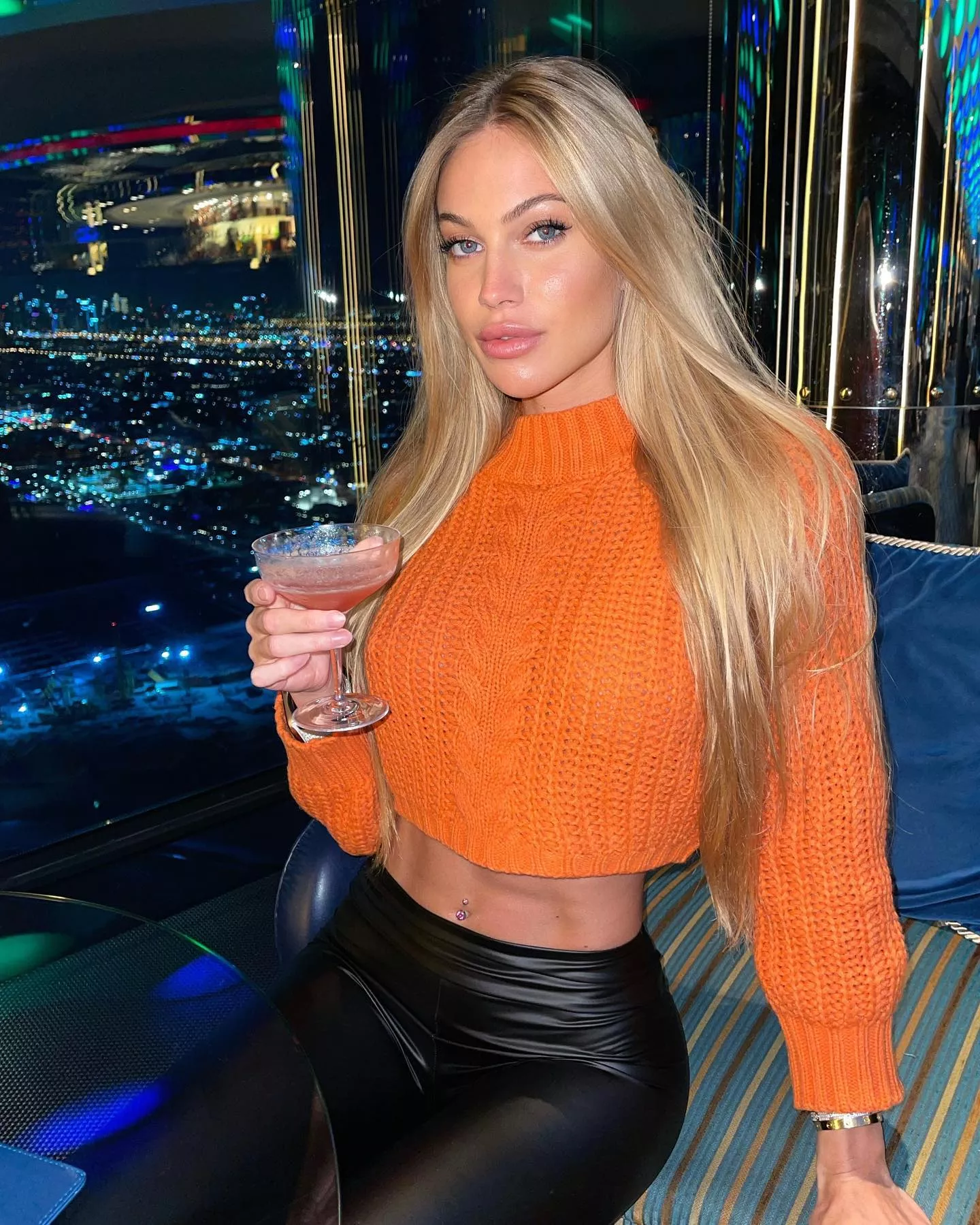 Orange Sweater