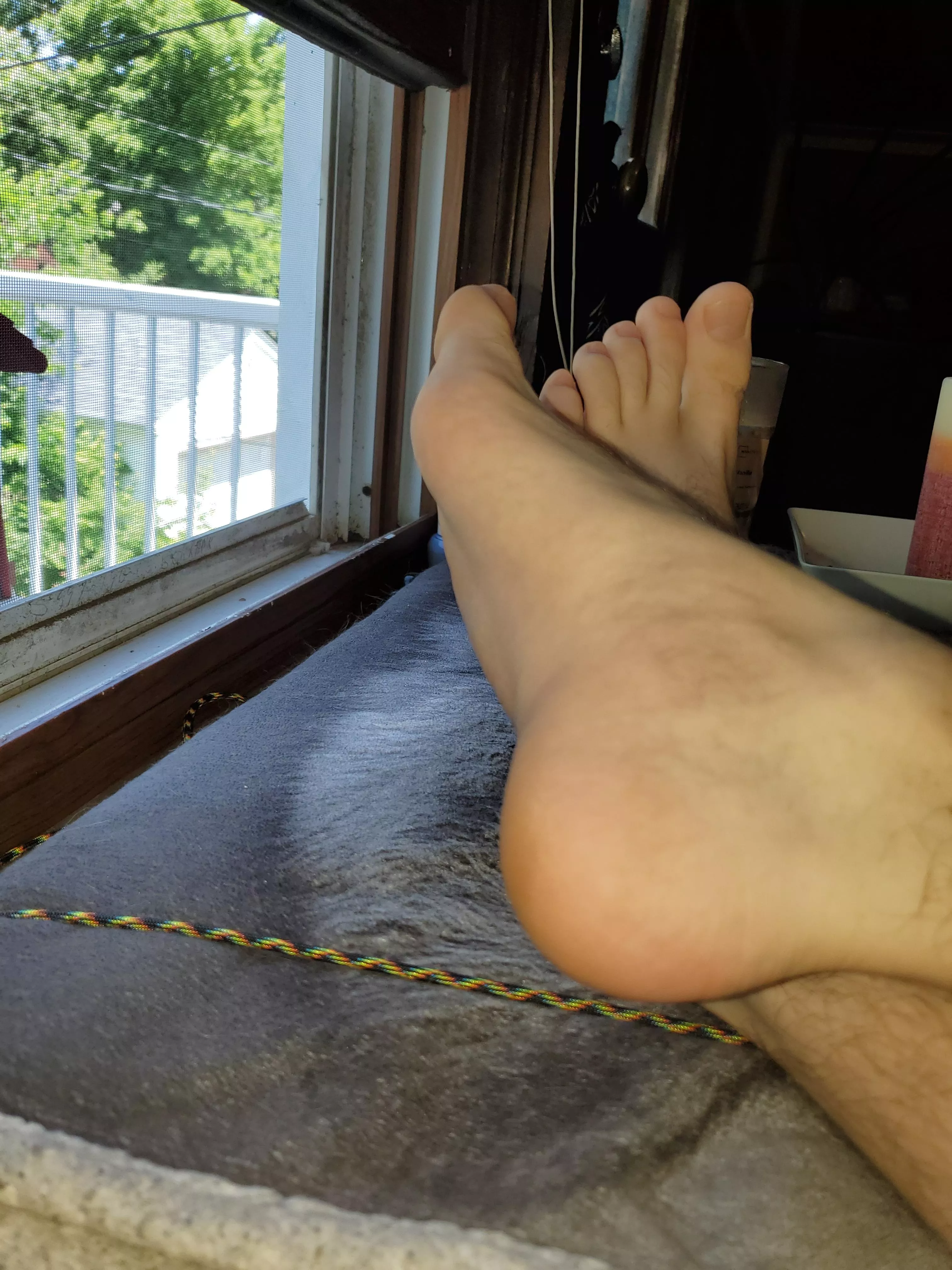 out of the shower, into the sun 🌞