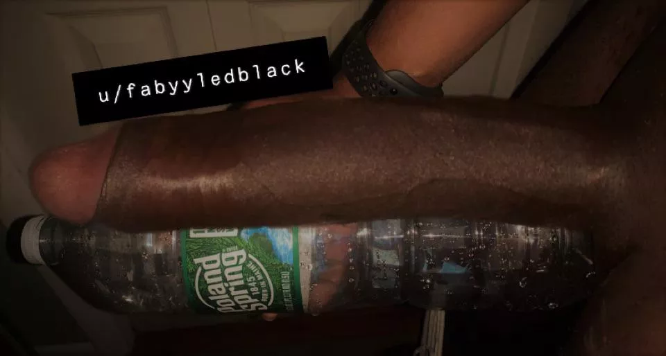 Over 1 liter of uncut big black cock🍆💪🏿