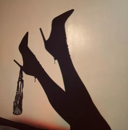 Panties are already off…