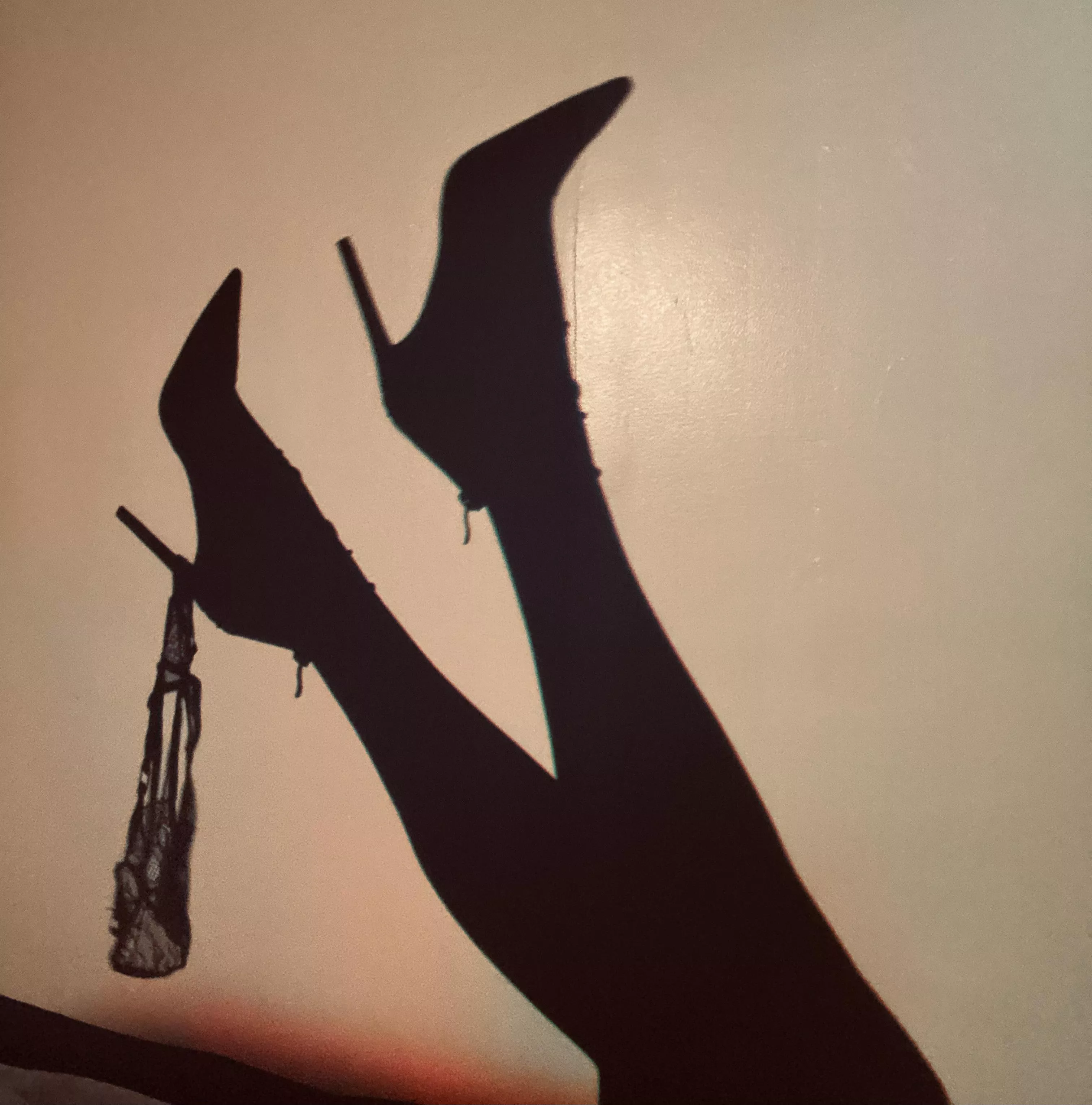 Panties are already off…