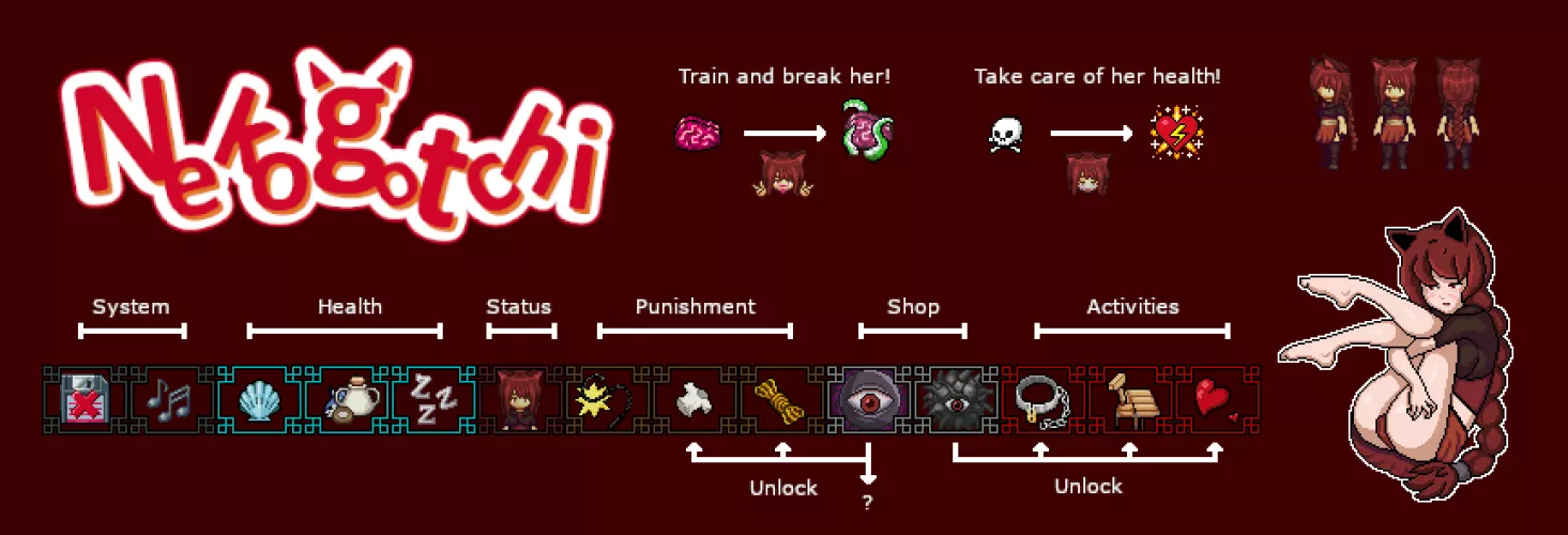 [PC][Web][Android] Nekogotchi