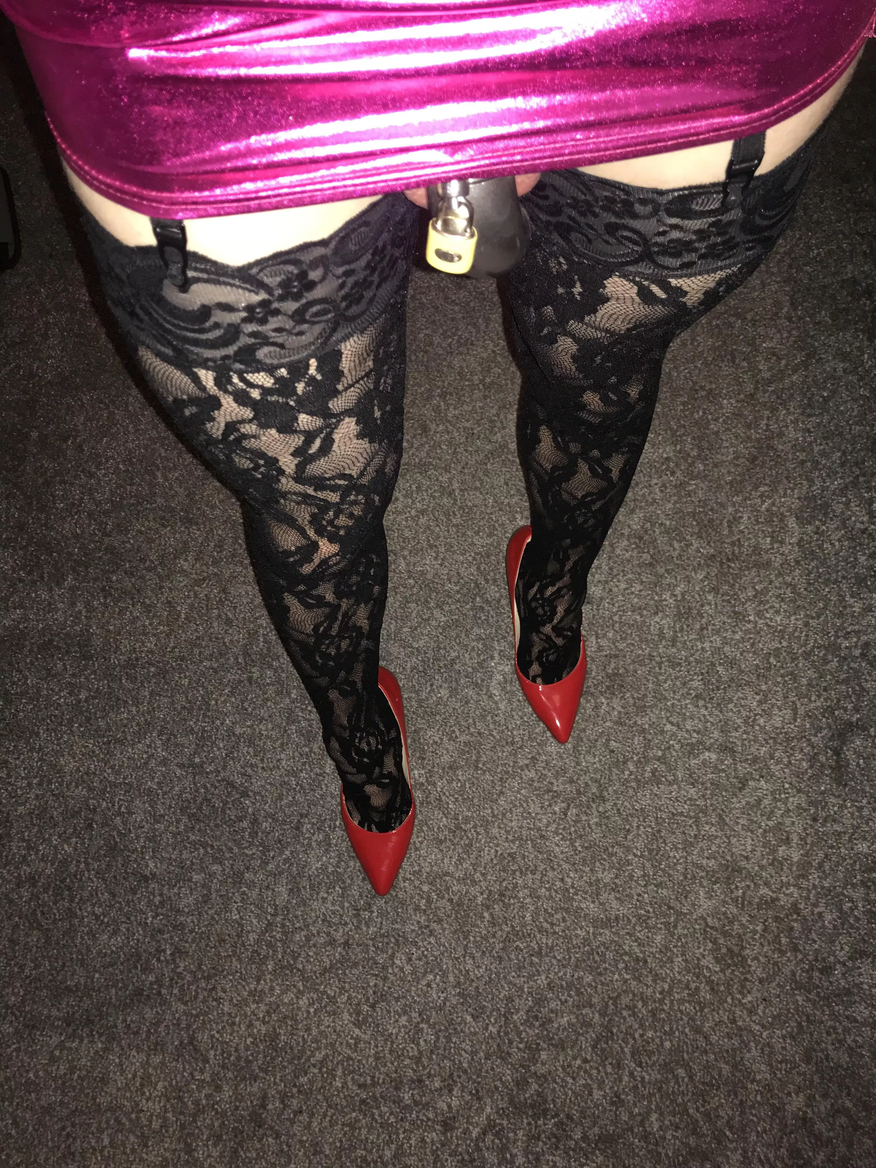 Perfect length skirt I’d say.