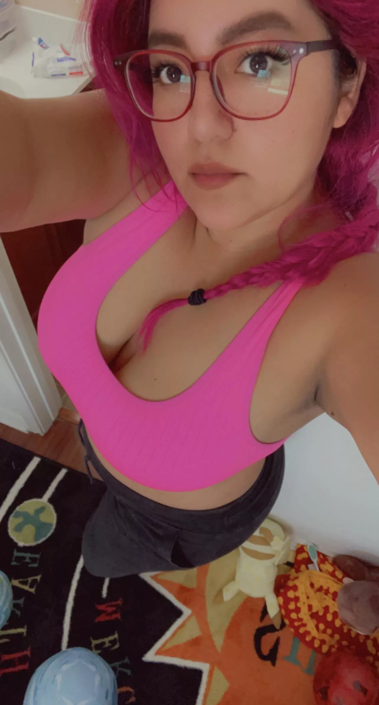 Pink has been my favorite hair color so far 🥰