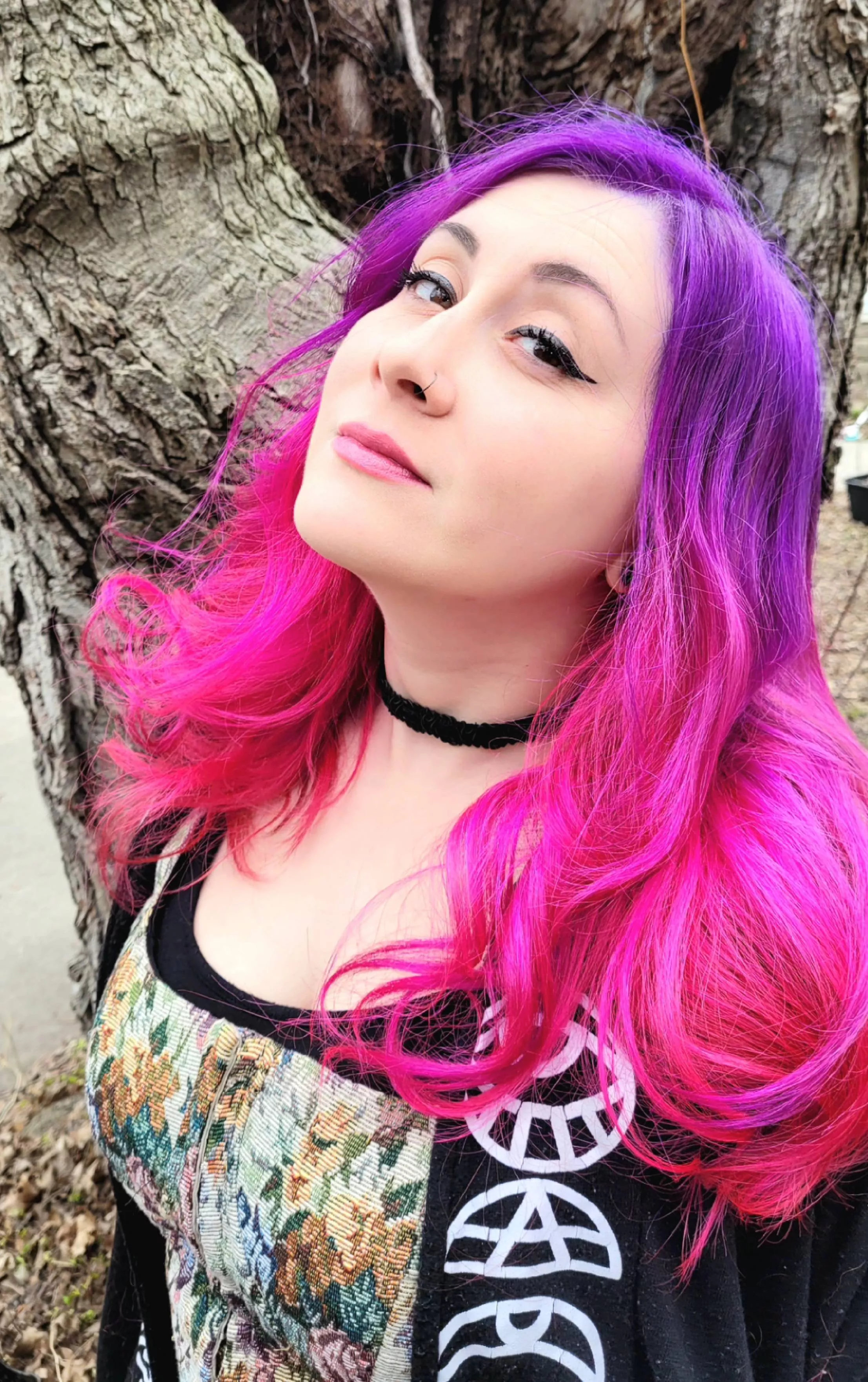 Pink to purple gradient