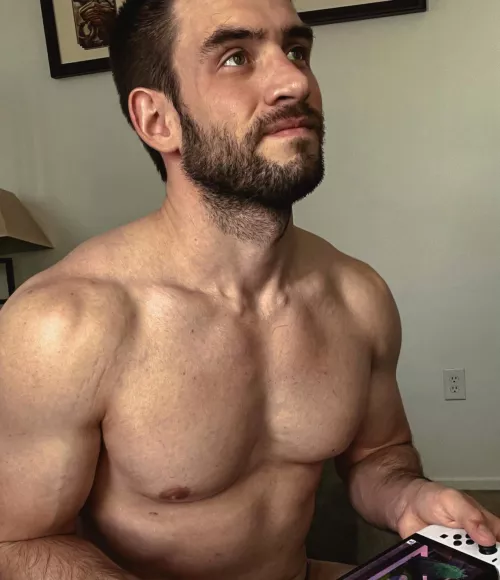 Playing Pokémon sword this morning