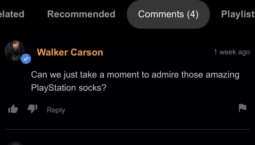 PlayStation socks…