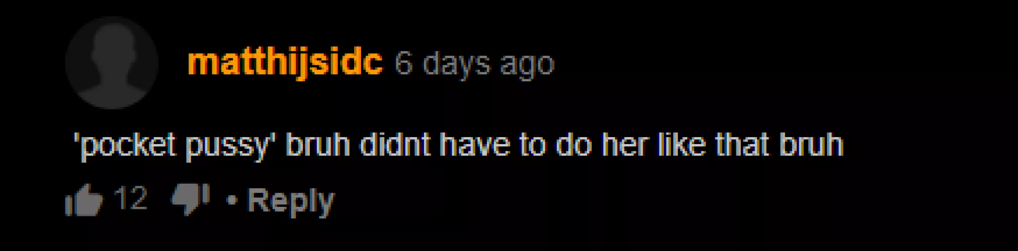 Pocketpussy is a bit hars