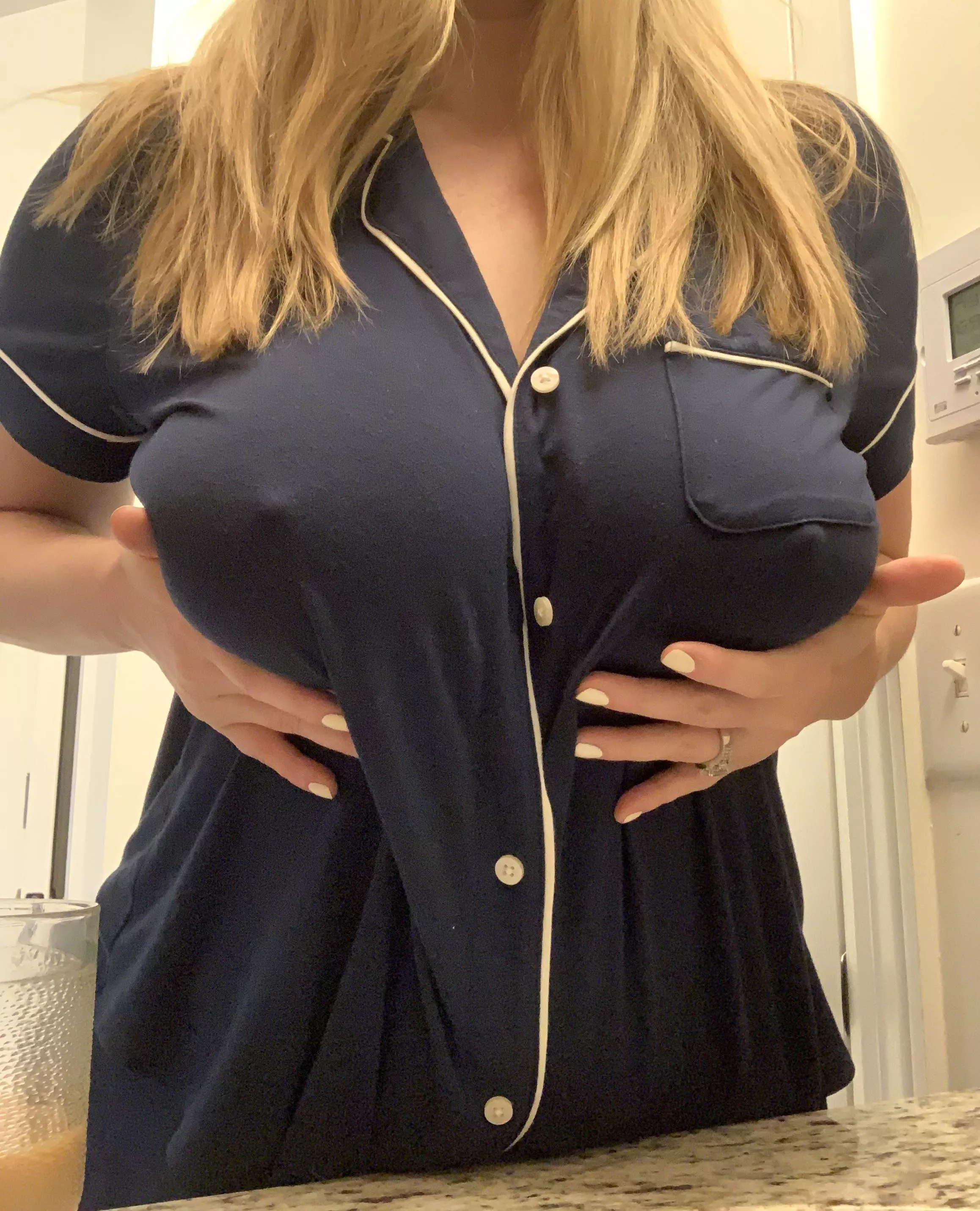 Poking out of the pjs