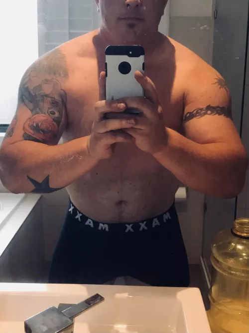 Post workout shower (Aussie)