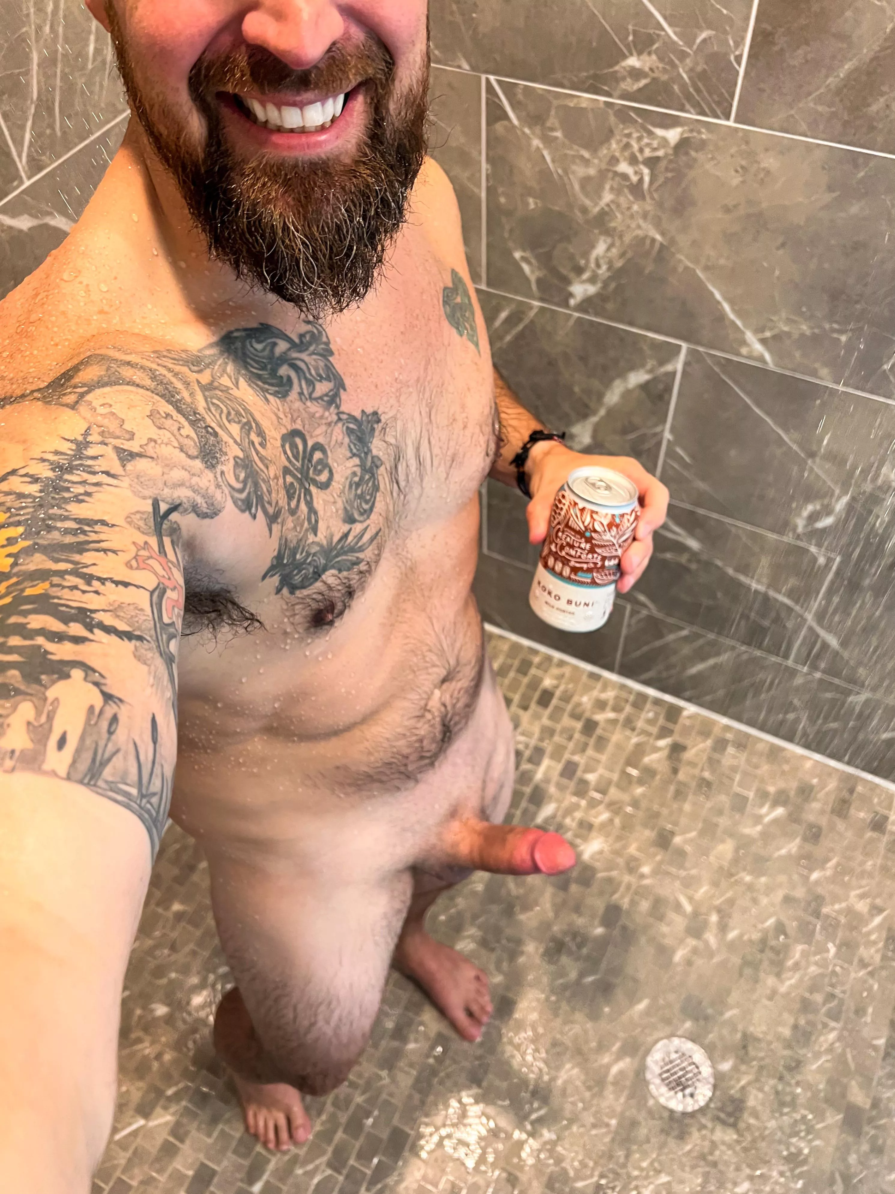 Post-workout shower beer Post-workout shower beer