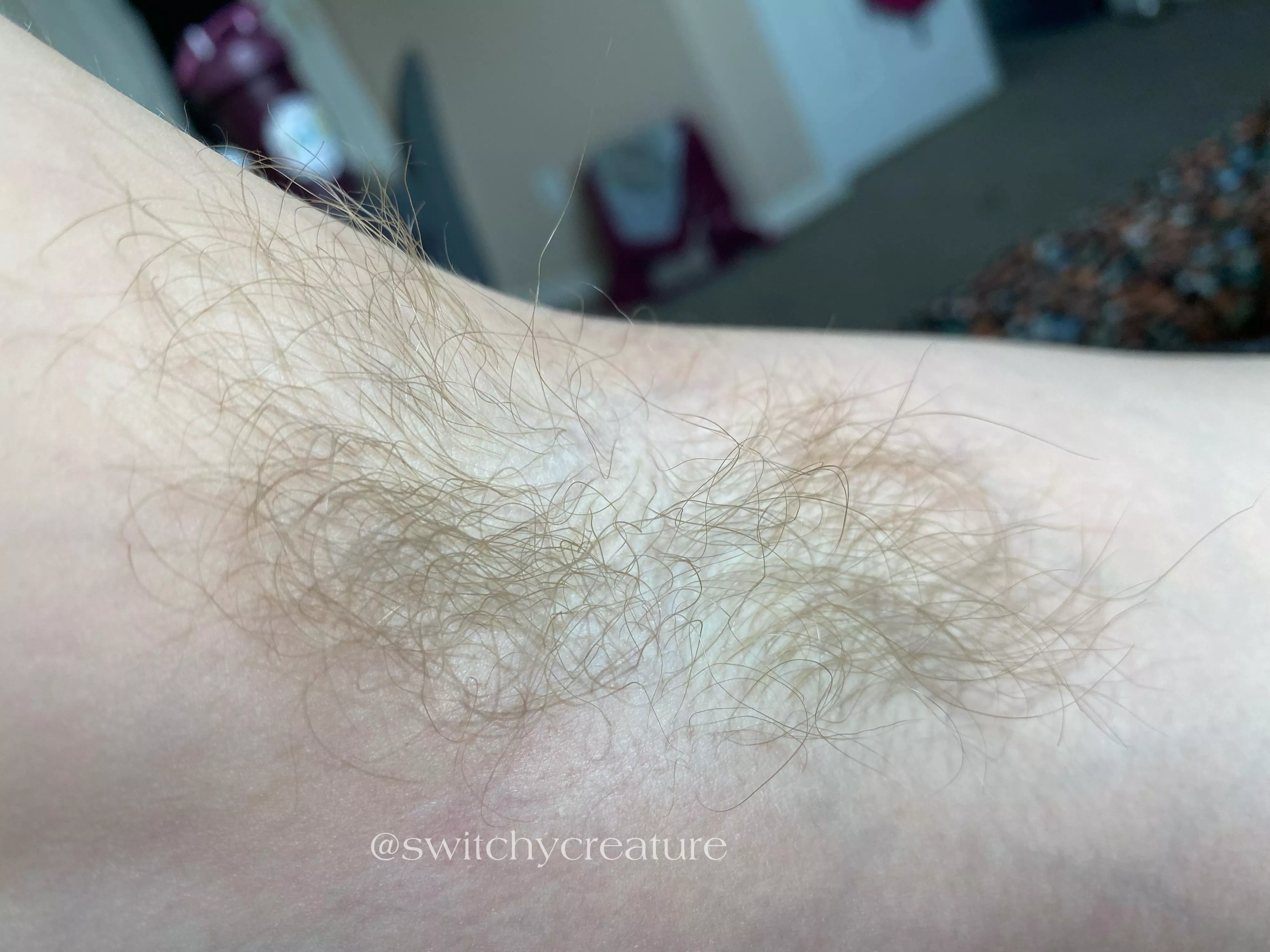 POV: as you lean in to sniff my armpit