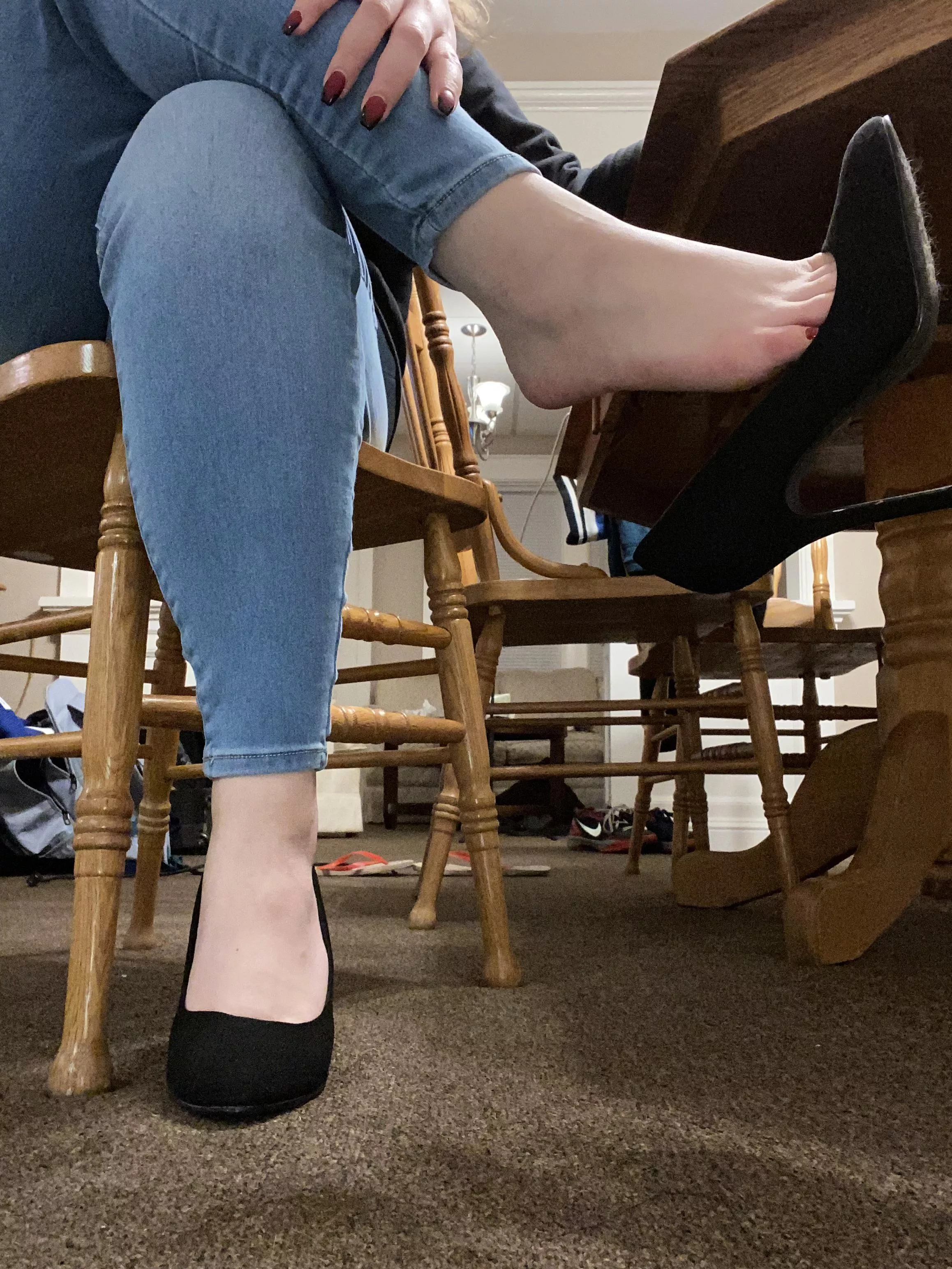 POV we’re at the dinner table and I’m trying to get your attention