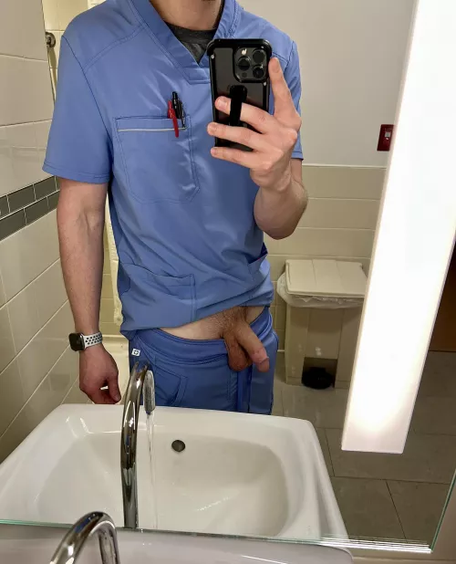 POV: what my nurse buddies see when we’re changing in the locker room at work