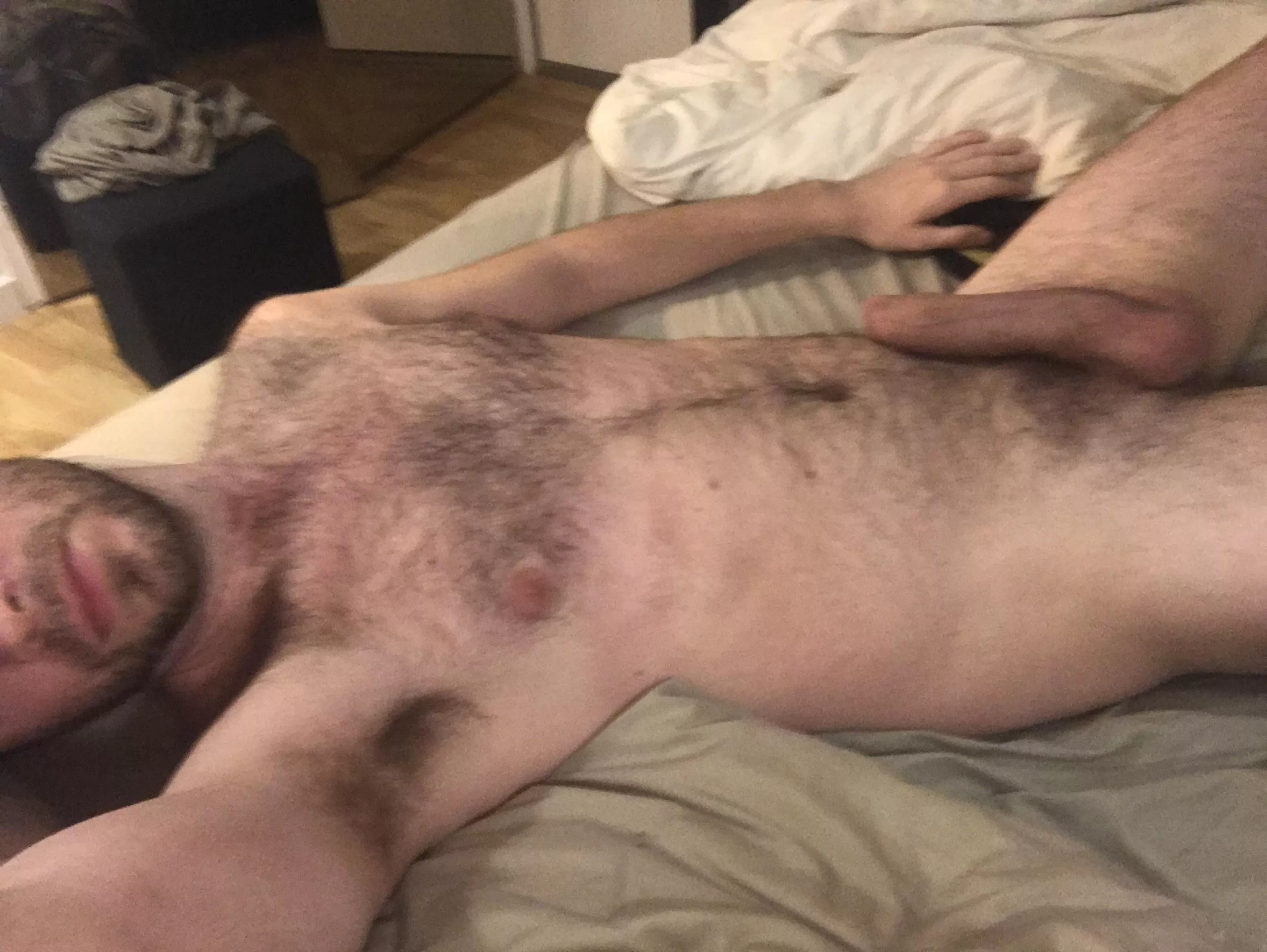 POV : you wake up, turn your head to the left and here I am still asleep & naked POV : you wake up, turn your head to the left and here I am still asleep & naked