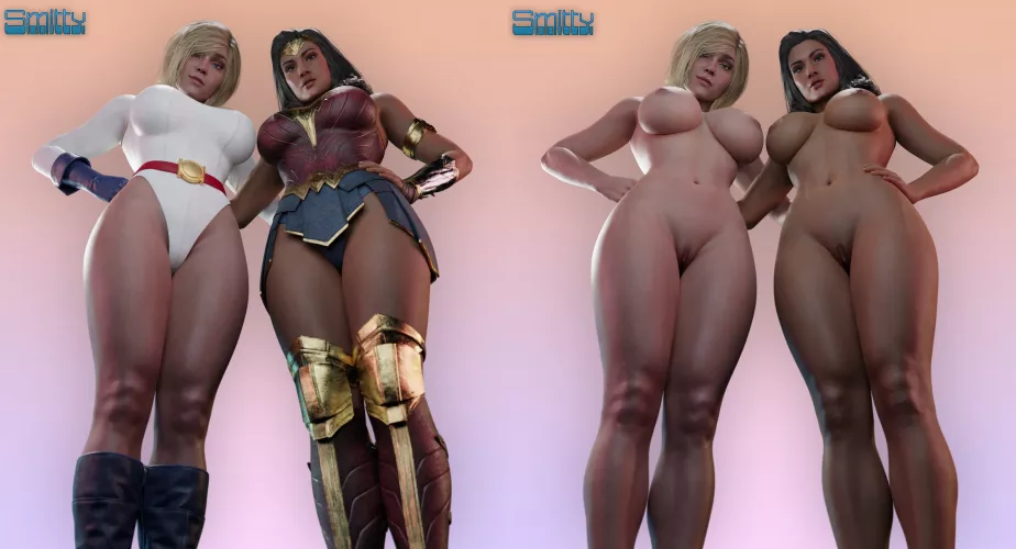 Power Girl & Wonder Woman (Smitty) [DC]