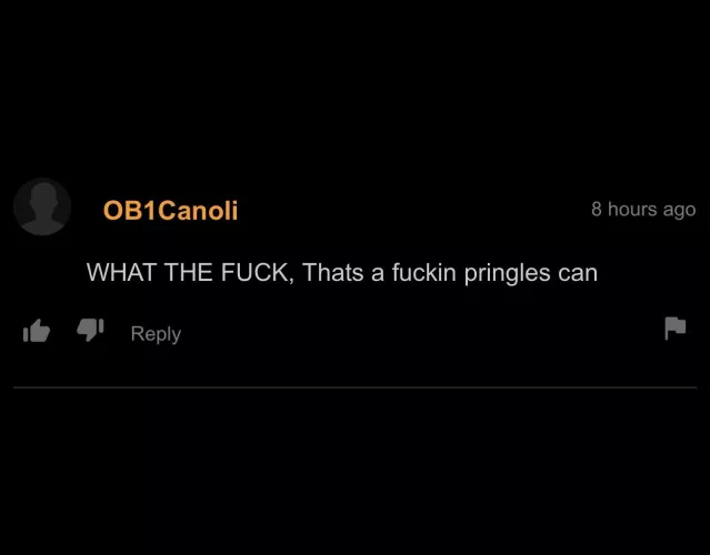 Pringles can...
