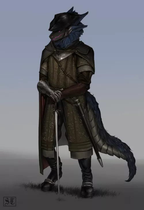 Protogen knight - Art by me