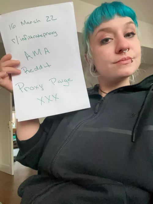 Proxy Paige is going to answer some questions over at r/AMA on 16th March 18:30 GMT. Hope you get a chance to join in