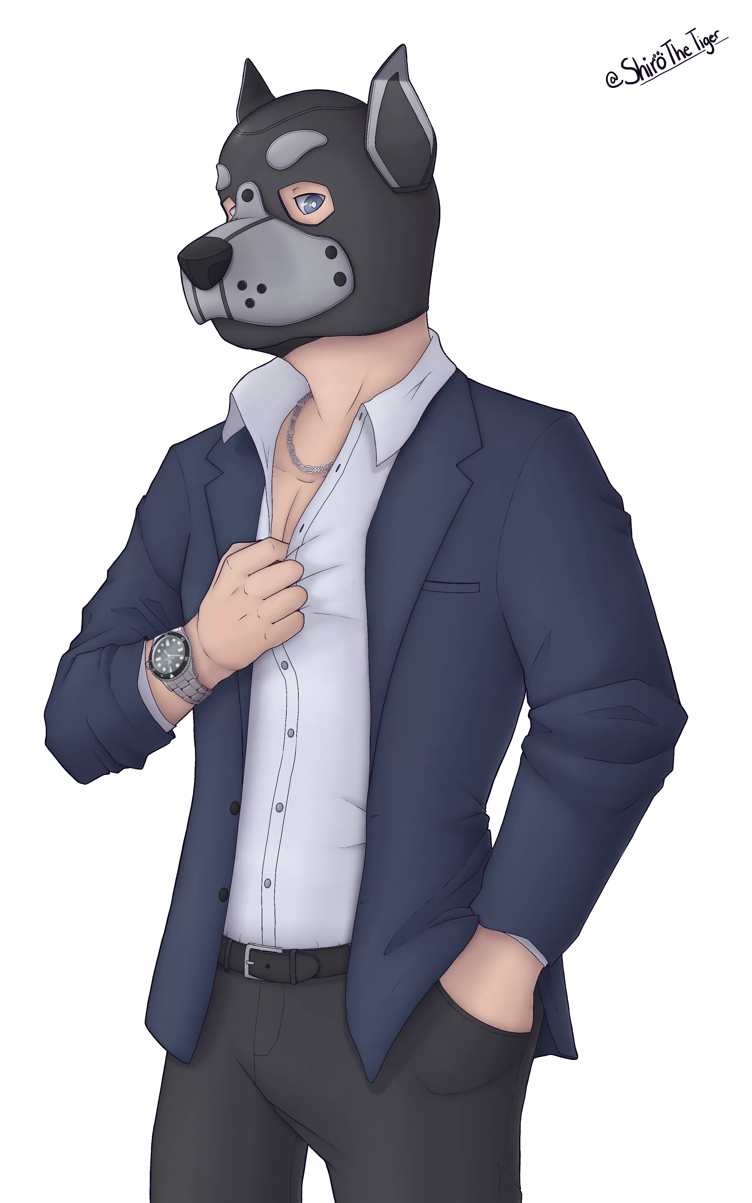 Pup Platinum's pupsona has been designed to be a reflection of pupself! ❤️