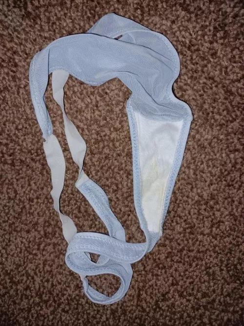 Pussy stain still damp