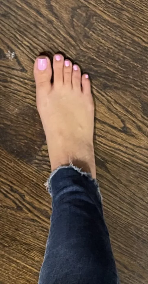 Putting my best foot forward