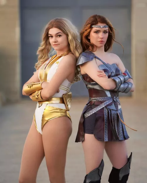 Queen Maeve (Armored Heart Cosplay) and Starlight (Mina Kess)